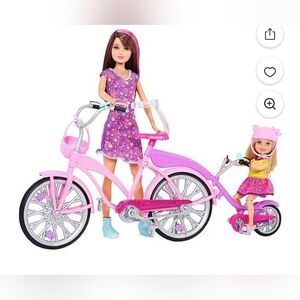 GUC Barbie Pink and Purple Tandem Bike Adventure Set